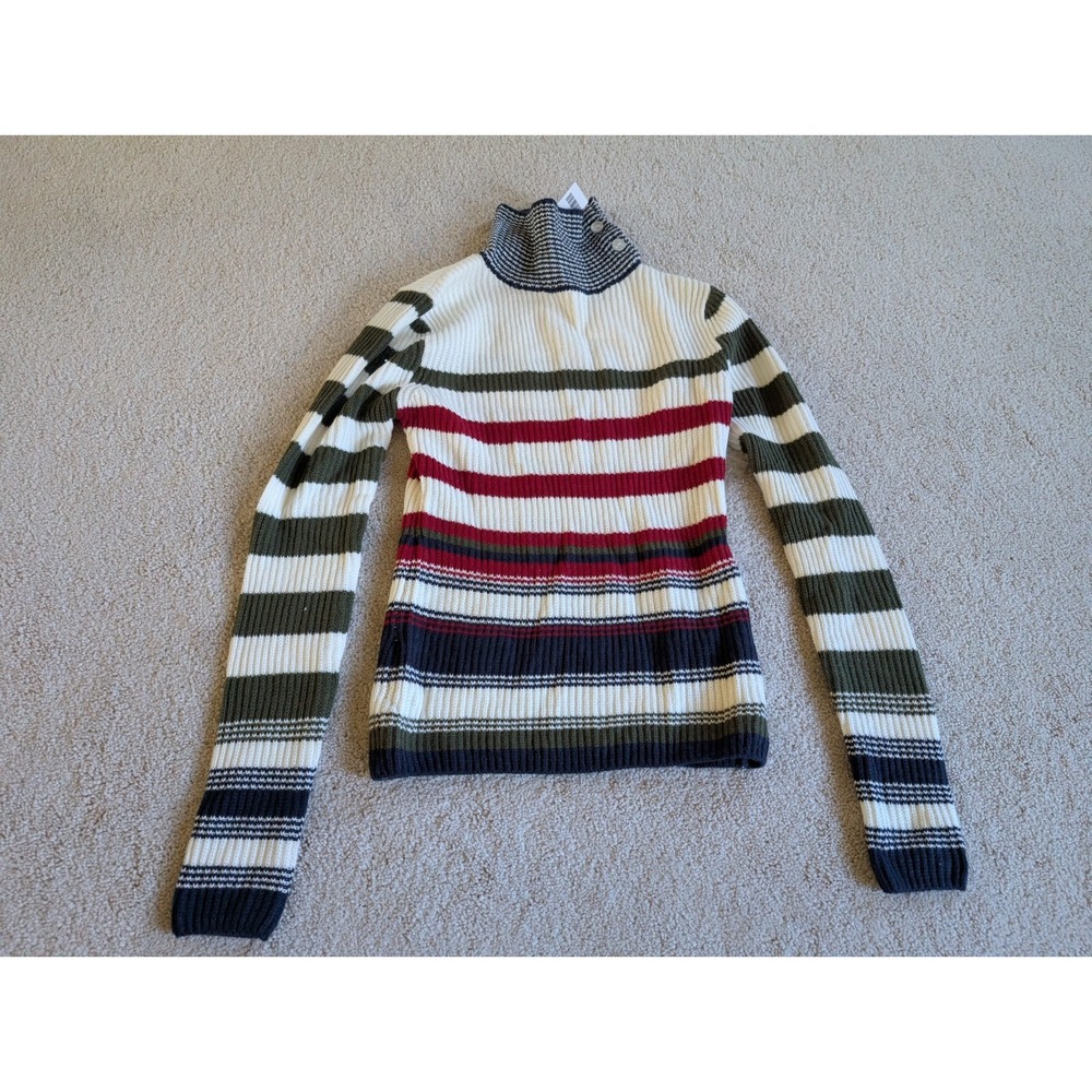 BDG Urban Outfitters Women Striped Turtleneck Winter Sweater Small L1699 NWT